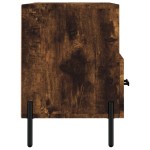 vidaXL Comodă TV, stejar fumuriu, 80x36x50 cm, lemn prelucrat