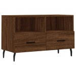 vidaXL Comodă TV, stejar maro, 80x36x50 cm, lemn prelucrat vidaXL Comodă TV, stejar maro, 80x36x50 cm, lemn prelucrat