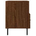 vidaXL Comodă TV, stejar maro, 80x36x50 cm, lemn prelucrat vidaXL Comodă TV, stejar maro, 80x36x50 cm, lemn prelucrat