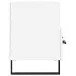 vidaXL Comodă TV, alb, 80x36x50 cm, lemn prelucrat vidaXL Comodă TV, alb, 80x36x50 cm, lemn prelucrat