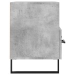vidaXL Comodă TV, gri beton, 80x36x50 cm, lemn compozit vidaXL Comodă TV, gri beton, 80x36x50 cm, lemn compozit