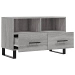 vidaXL Comodă TV, gri sonoma, 80x36x50 cm, lemn prelucrat vidaXL Comodă TV, gri sonoma, 80x36x50 cm, lemn prelucrat