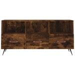 vidaXL Dulap TV stejar afumat, 102x36x50 cm, lemn prelucrat