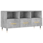 vidaXL Dulap TV, gri beton, 102x36x50 cm, lemn prelucrat