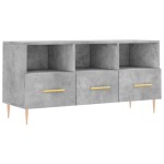 vidaXL Dulap TV, gri beton, 102x36x50 cm, lemn prelucrat