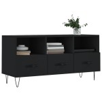 vidaXL Dulap TV, negru, 102x36x50 cm, lemn prelucrat