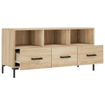 vidaXL Dulap TV stejar sonoma, 102x36x50 cm, lemn prelucrat