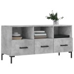 vidaXL Dulap TV, gri beton, 102x36x50 cm, lemn prelucrat