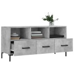 vidaXL Dulap TV, gri beton, 102x36x50 cm, lemn prelucrat