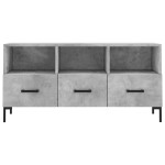 vidaXL Dulap TV, gri beton, 102x36x50 cm, lemn prelucrat