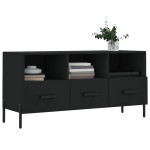 vidaXL Dulap TV, negru, 102x36x50 cm, lemn prelucrat