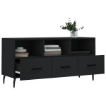 vidaXL Dulap TV, negru, 102x36x50 cm, lemn prelucrat