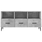 vidaXL Dulap TV, gri beton, 102x36x50 cm, lemn prelucrat