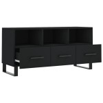 vidaXL Dulap TV, negru, 102x36x50 cm, lemn prelucrat