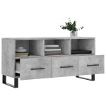 vidaXL Dulap TV, gri beton, 102x36x50 cm, lemn prelucrat