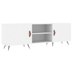 vidaXL Comodă TV, alb, 150x30x50 cm, lemn compozit
