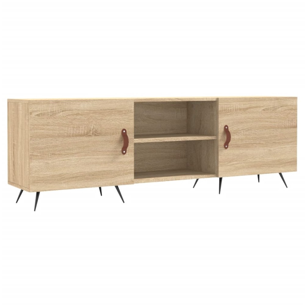 vidaXL Comodă TV, stejar sonoma, 150x30x50 cm, lemn compozit