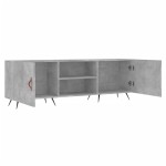 vidaXL Comodă TV, gri beton, 150x30x50 cm, lemn compozit vidaXL Comodă TV, gri beton, 150x30x50 cm, lemn compozit