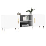 vidaXL Comodă TV, alb, 150x30x50 cm, lemn compozit vidaXL Comodă TV, alb, 150x30x50 cm, lemn compozit