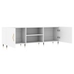 vidaXL Comodă TV, alb, 150x30x50 cm, lemn compozit vidaXL Comodă TV, alb, 150x30x50 cm, lemn compozit