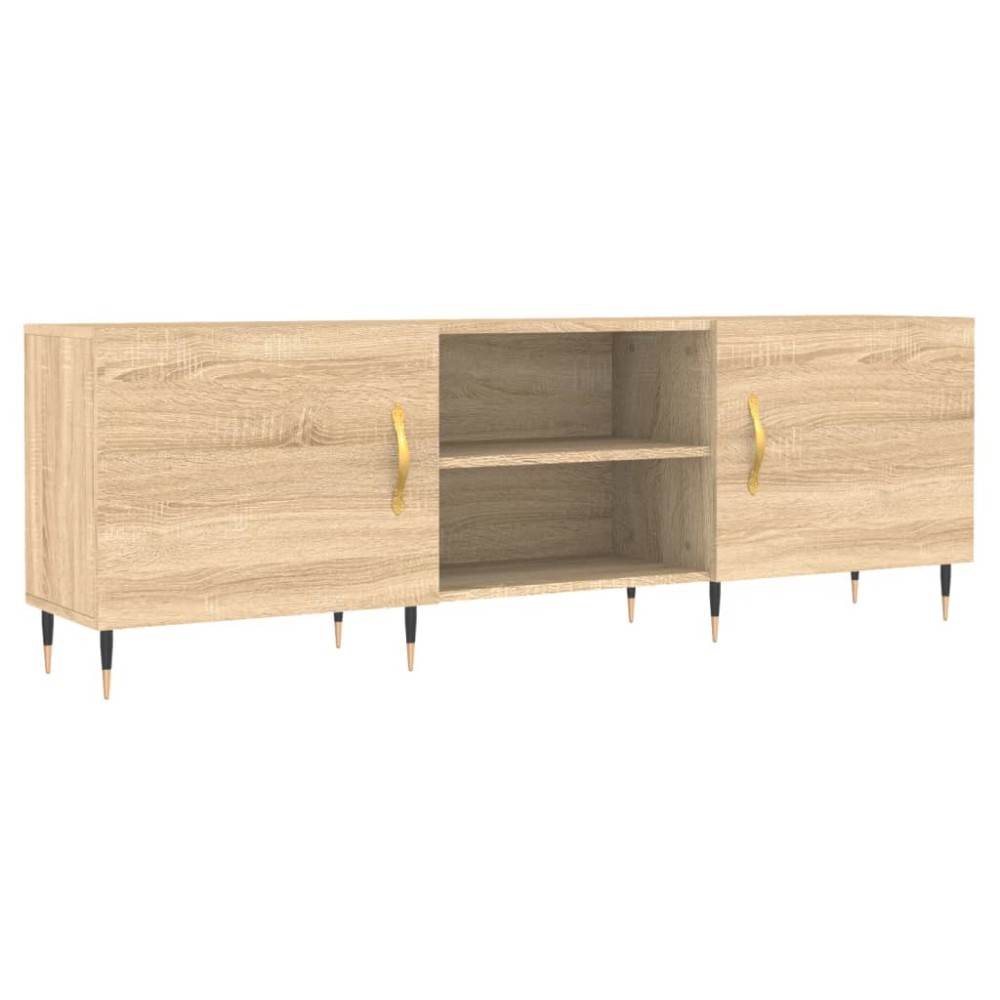 vidaXL Comodă TV, stejar sonoma, 150x30x50 cm, lemn compozit