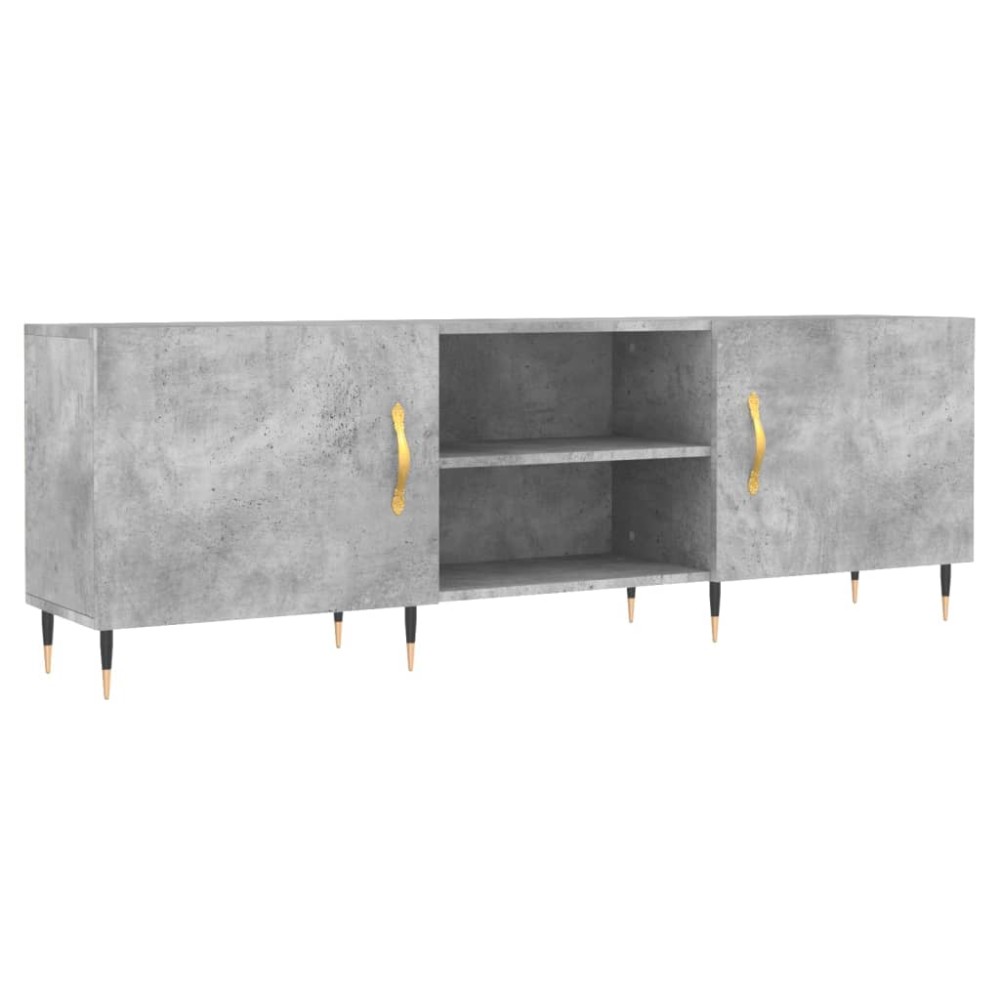 vidaXL Comodă TV, gri beton, 150x30x50 cm, lemn compozit