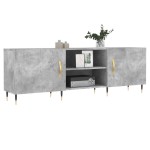vidaXL Comodă TV, gri beton, 150x30x50 cm, lemn compozit vidaXL Comodă TV, gri beton, 150x30x50 cm, lemn compozit