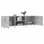 vidaXL Comodă TV, gri beton, 150x30x50 cm, lemn compozit vidaXL Comodă TV, gri beton, 150x30x50 cm, lemn compozit