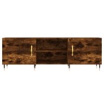 vidaXL Comodă TV, stejar fumuriu, 150x30x50 cm, lemn compozit