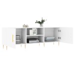 vidaXL Comodă TV, alb, 150x30x50 cm, lemn compozit vidaXL Comodă TV, alb, 150x30x50 cm, lemn compozit