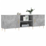 vidaXL Comodă TV, gri beton, 150x30x50 cm, lemn compozit vidaXL Comodă TV, gri beton, 150x30x50 cm, lemn compozit