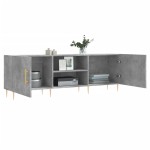vidaXL Comodă TV, gri beton, 150x30x50 cm, lemn compozit vidaXL Comodă TV, gri beton, 150x30x50 cm, lemn compozit