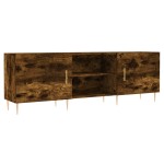 vidaXL Comodă TV, stejar fumuriu, 150x30x50 cm, lemn compozit