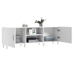 vidaXL Comodă TV, alb, 150x30x50 cm, lemn compozit vidaXL Comodă TV, alb, 150x30x50 cm, lemn compozit