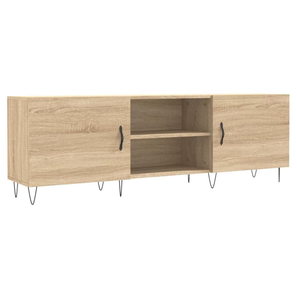 vidaXL Comodă TV, stejar sonoma, 150x30x50 cm, lemn compozit