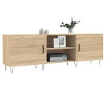 vidaXL Comodă TV, stejar sonoma, 150x30x50 cm, lemn compozit vidaXL Comodă TV, stejar sonoma, 150x30x50 cm, lemn compozit