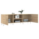 vidaXL Comodă TV, stejar sonoma, 150x30x50 cm, lemn compozit vidaXL Comodă TV, stejar sonoma, 150x30x50 cm, lemn compozit