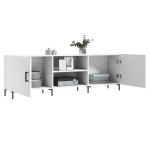 vidaXL Comodă TV, alb, 150x30x50 cm, lemn compozit vidaXL Comodă TV, alb, 150x30x50 cm, lemn compozit