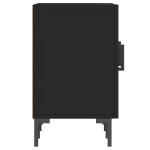 vidaXL Comodă TV, negru, 150x30x50 cm, lemn compozit