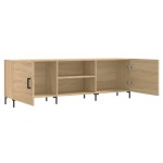 vidaXL Comodă TV, stejar sonoma, 150x30x50 cm, lemn compozit vidaXL Comodă TV, stejar sonoma, 150x30x50 cm, lemn compozit