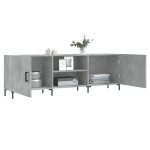 vidaXL Comodă TV, gri beton, 150x30x50 cm, lemn compozit vidaXL Comodă TV, gri beton, 150x30x50 cm, lemn compozit