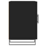 vidaXL Comodă TV, negru, 150x30x50 cm, lemn compozit