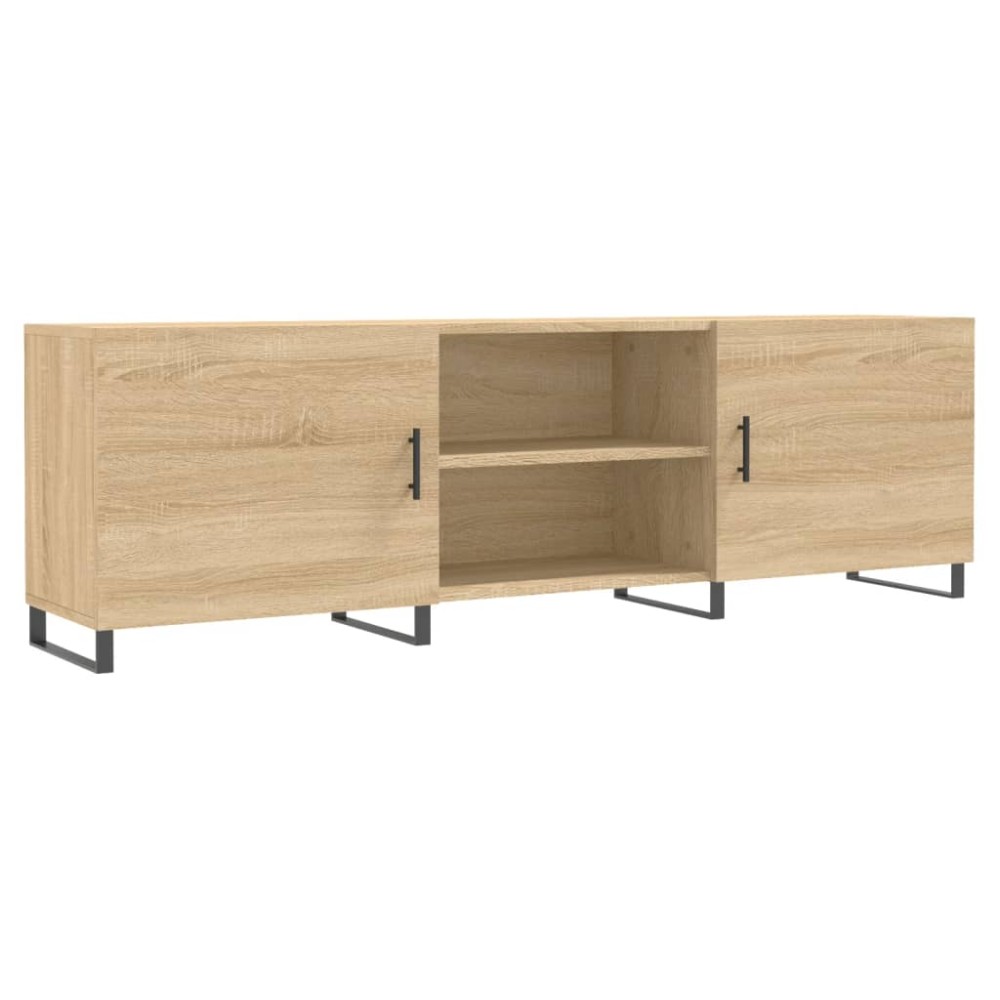 vidaXL Comodă TV, stejar sonoma, 150x30x50 cm, lemn compozit