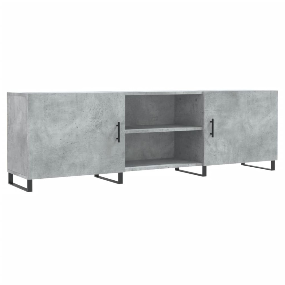 vidaXL Comodă TV, gri beton, 150x30x50 cm, lemn compozit