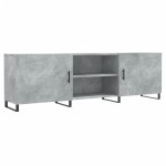 vidaXL Comodă TV, gri beton, 150x30x50 cm, lemn compozit vidaXL Comodă TV, gri beton, 150x30x50 cm, lemn compozit