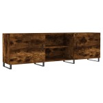 vidaXL Comodă TV, stejar fumuriu, 150x30x50 cm, lemn compozit