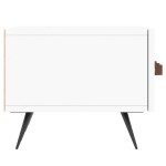 vidaXL Comodă TV, alb, 150x36x30 cm, lemn prelucrat