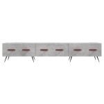 vidaXL Comodă TV, gri beton, 150x36x30 cm, lemn prelucrat vidaXL Comodă TV, gri beton, 150x36x30 cm, lemn prelucrat