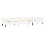 vidaXL Comodă TV, alb, 150x36x30 cm, lemn prelucrat