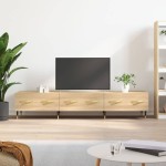 vidaXL Dulap TV, stejar sonoma, 150x36x30 cm, lemn prelucrat vidaXL Dulap TV, stejar sonoma, 150x36x30 cm, lemn prelucrat